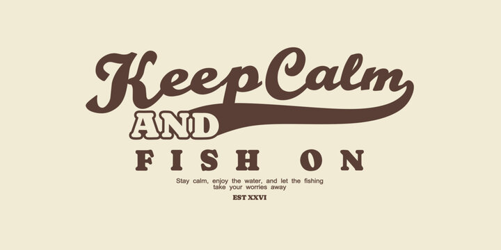 Retro vintage typography streetwear design. Typography with angler slogan for print, jersey, tee, hat, t-shirt, sweatshirt, hoodie, wall art for clothing brand design - Vector