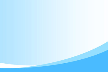 Obraz premium Abstract blue and white gradient background with curved lines.