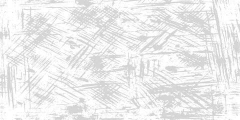 Fototapeta premium Abstract distressed overlay with subtle gray scratches on a white canvas texture background