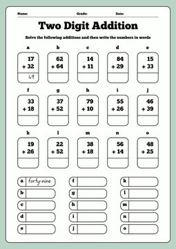 Easy addition math worksheet for kids learning basic sums up to ten. Printable educational activity page for kindergarten, preschool, and primary school students.