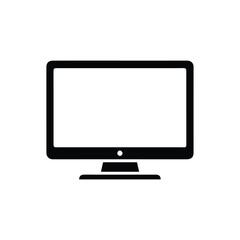 Fototapeta premium lcd monitor isolated on white background