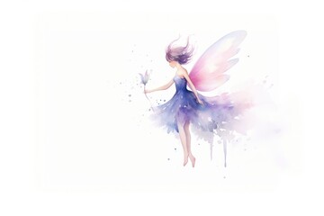 Fototapeta premium Fairy white background creativity recreation.