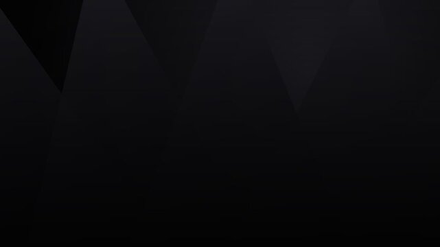 Abstract dark background with minimalist geometric triangular shapes overlay