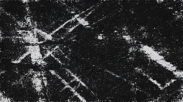 Abstract black and white texture with scratch marks and distressed grunge surface background