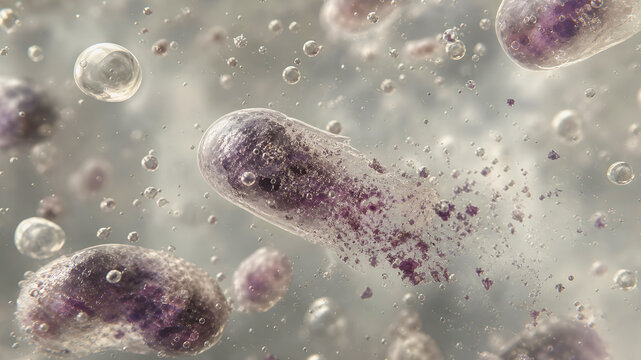 Microbe bacteria pathogen infection disease medicine science biology Abstract microbe bacteria pathogen infection disease medicine science biology