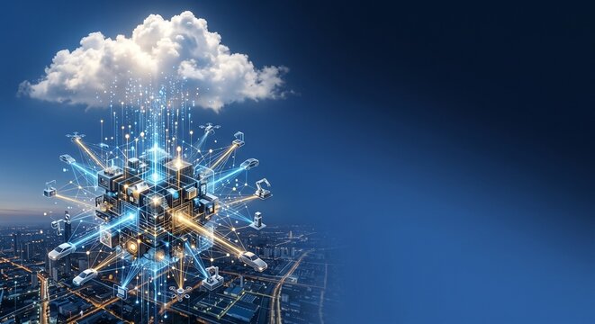 Cloud computing digital twin network for smart city infrastructure and IoT logistics optimization