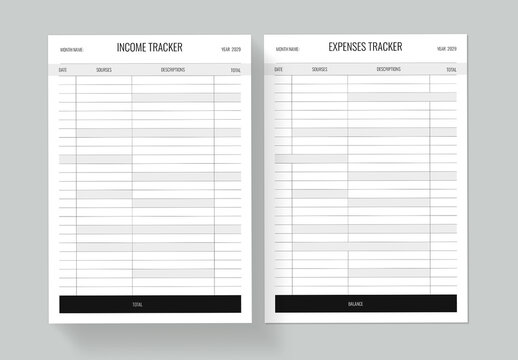 Money Tracker Planner