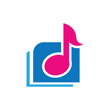 Abstract Musical Note Design