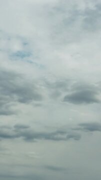 Dark storm clouds time-lapse, dramatic nature background for weather and climate news.