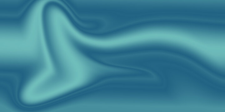 Turquoise abstract fluid pattern displays smooth curves and flowing shapes swirls ripples