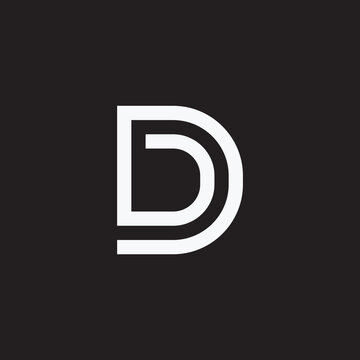 DD logo design vector template design for brand.