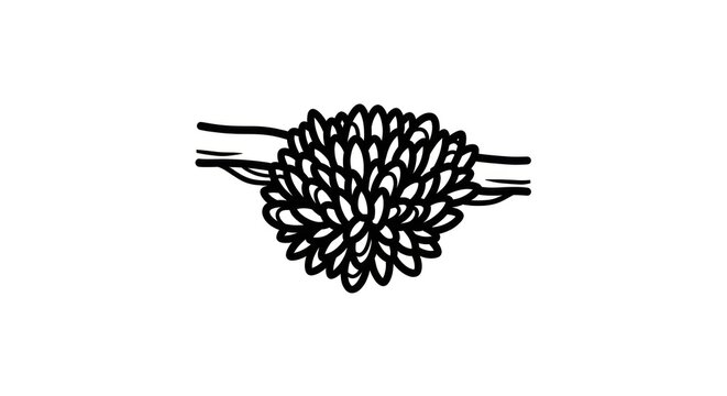 Knot illustration with tangled threads.