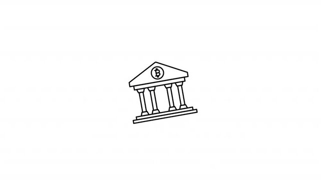 Bitcoin Banking Icon