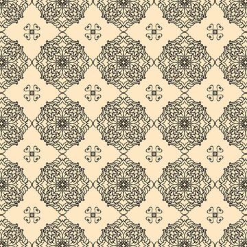 seamless damask pattern