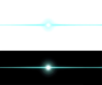 Light effect Dynamic blue light burst with glowing orbs