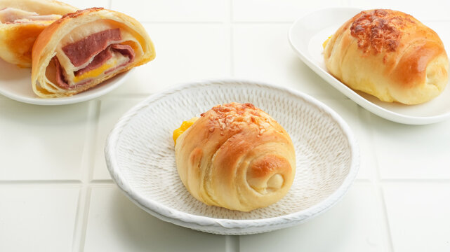 Salt Bread, Korean Sogeumppang or Shio pan Japanese salted butter rolls