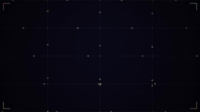 Seamless looping digital grid background with glowing nodes for tech displays