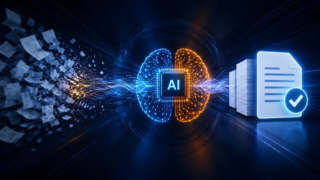 Digital Transformation of Documents via AI Processing and Data Extraction