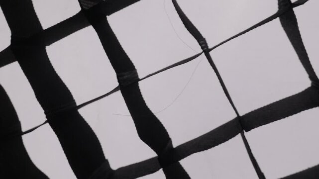 Black Netting Mesh Pattern Abstract Background, Geometric Grid Texture