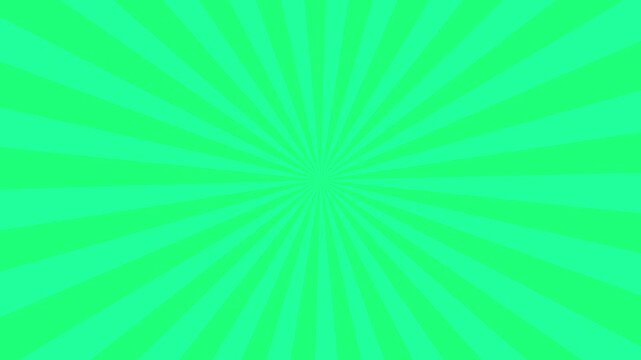 Green sunburst background rotating radial rays, Abstract background featuring a vibrant green sunburst patter, Textured green sunburst background. Abstract sunray radiating light rays vector