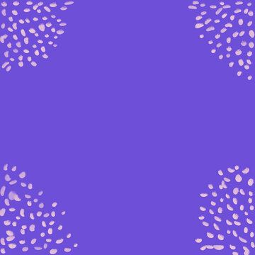Purple Floral Corner Decorative Pattern Background