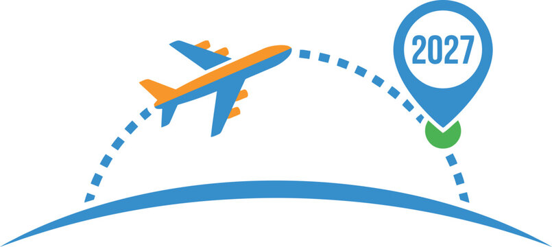 Air Travel 2027 Future Destination Icon