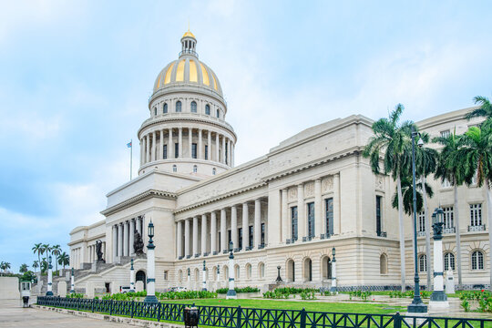 The National Capitol of Cuba (El Capitolio), located in Havana.