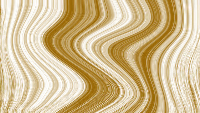 Vertical wavy lines in shades of gold and white, abstract pattern