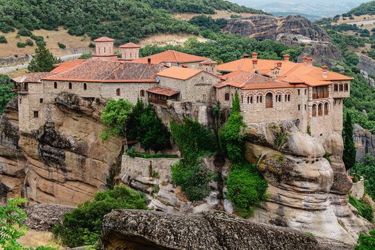 Great Monastery of Varlaam on the high rock in Meteora, Thessaly, Greece