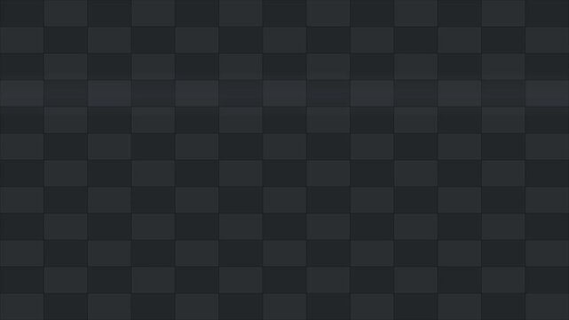 Seamless looping dark checkerboard pattern background for tech visuals
