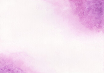 Obraz premium Calm and minimal purple watercolor art background with soft light diffusion