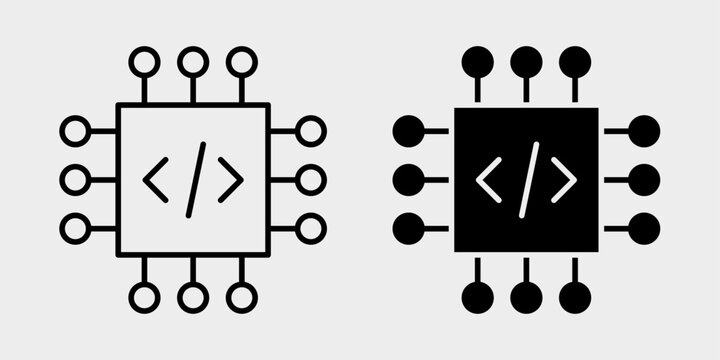 AI Embedding Icon represents converting information into numerical representations for semantic search, data analysis, content matching, and intelligent retrieval systems.