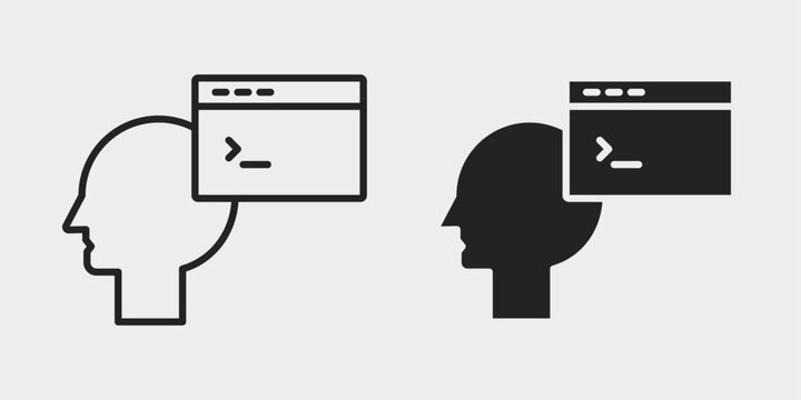AI Prompt Chain Icon represents connected prompts arranged in sequence for structured workflows, automated processing, and multi-step task execution.