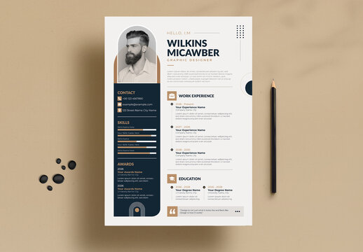 Creative Resume Template Layout