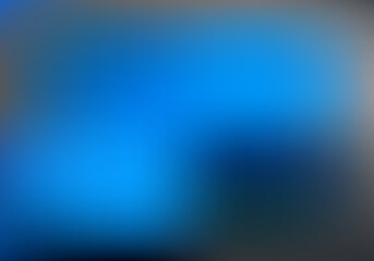 Fototapeta premium Blue gradient background with blurred shapes and soft transitions