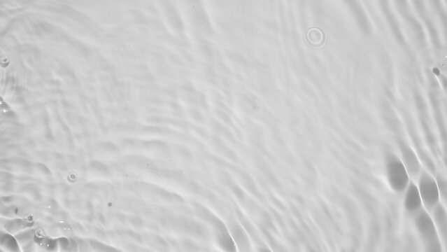 Abstract white transparent water shadow surface texture natural ripple background