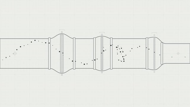 Industrial Air Filtration System Schematic: Exhaust to Clean Air Transformation Loop