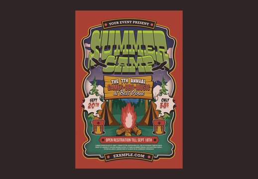 Summer Camp Flyer