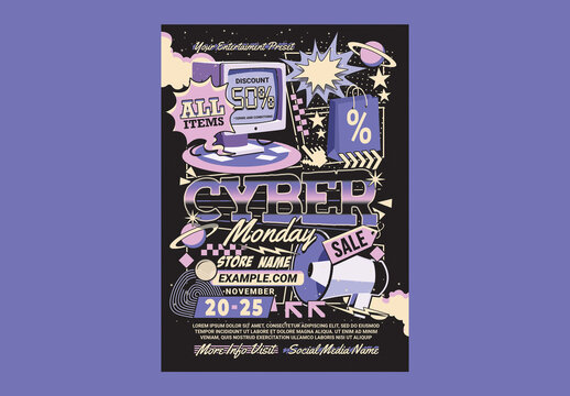 Cyber Monday Sale Flyer