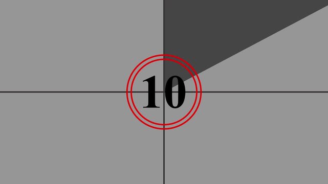 Countdown timer from 15 to 0 second's real time. Modern flat design of countdown animation isolated on transparent background Simple 15 seconds countdown timer 
