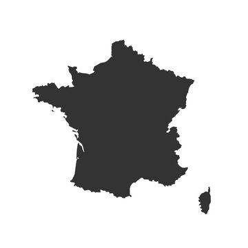 France Vector Shape Isolated