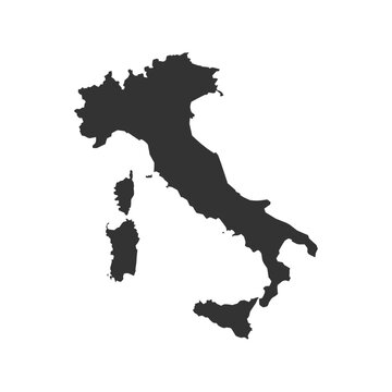 Italy Vector Shape Isolated