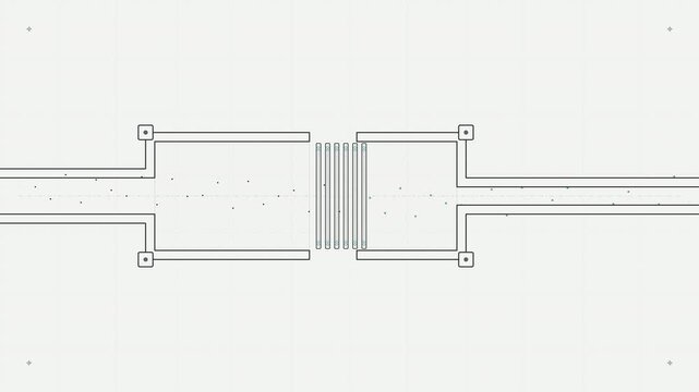 Animated Modular Carbon Filter Cross-Section and Gas Filtration Process