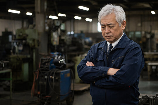 町工場　経営者　悩む