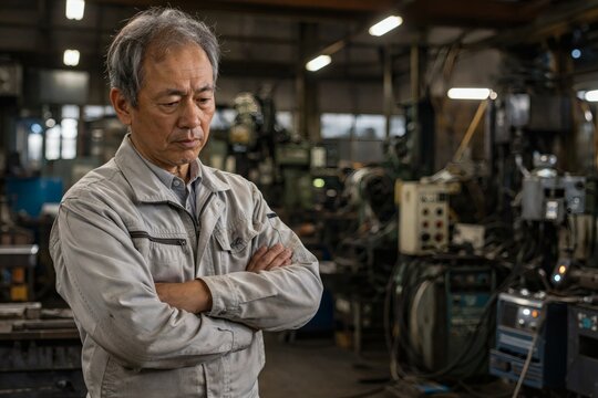 町工場　経営者　悩む