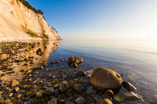 Denmark, Mon Island, Mons Klint, Chalk cliffs