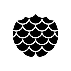 Circular Fish Scale Icon © Md