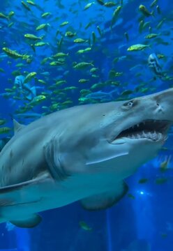 shark in the sea