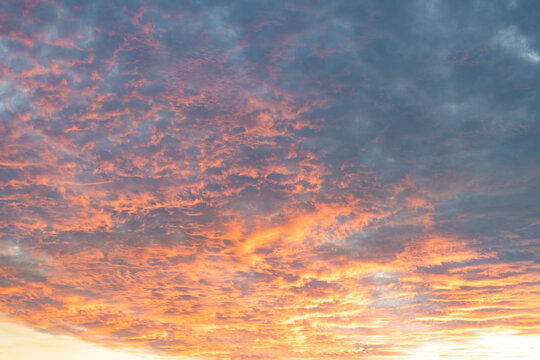 Sky with pink cloud. Sunset skyscape background. Cloudscape sky background. Cloud in pink sky. Background with cloud. Dramatic sky with sunrise. Skyscape and cloudscape. Sunrise