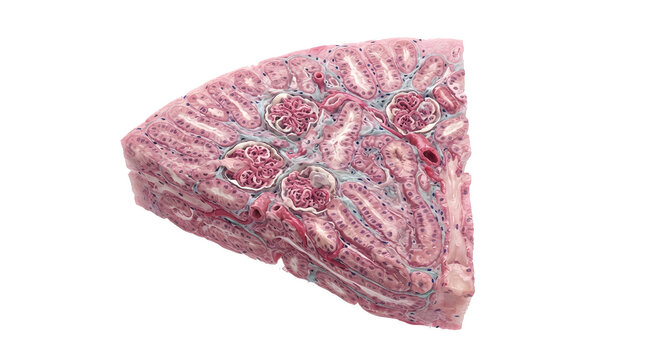 Early Chronic Kidney Disease &ndash; Chronic Kidney Disease Medical Pathology Illustration